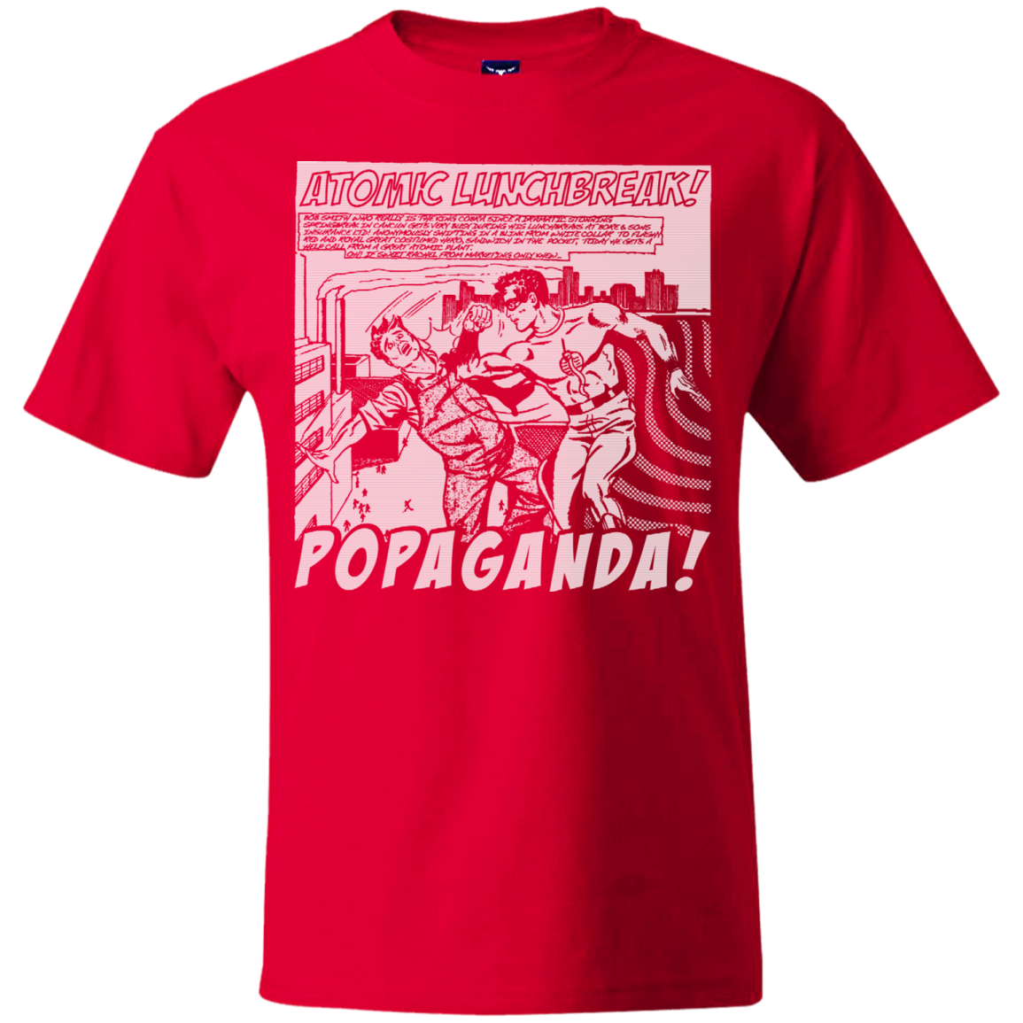 Pop Art Vintage Comics Lichtenstein Style - Popaganda 13 B&W Tee&Tank Men/Unisex Pimamour