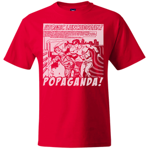 Pop Art Vintage Comics Lichtenstein Style - Popaganda 13 B&W Tee&Tank Men/Unisex Pimamour