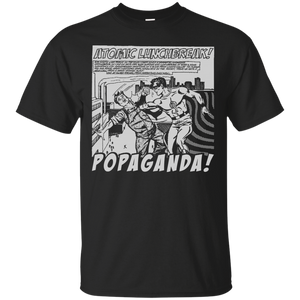 Pop Art Vintage Comics Lichtenstein Style - Popaganda 13 B&W Tee&Tank Men/Unisex Pimamour