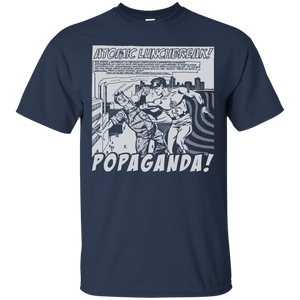 Pop Art Vintage Comics Lichtenstein Style - Popaganda 13 B&W Tee&Tank Men/Unisex Pimamour