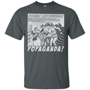 Pop Art Vintage Comics Lichtenstein Style - Popaganda 13 B&W Tee&Tank Men/Unisex Pimamour