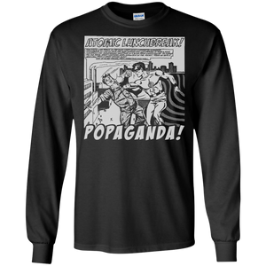 Pop Art Vintage Comics Lichtenstein Style - Popaganda 13 B&W Tee&Tank Men/Unisex Pimamour