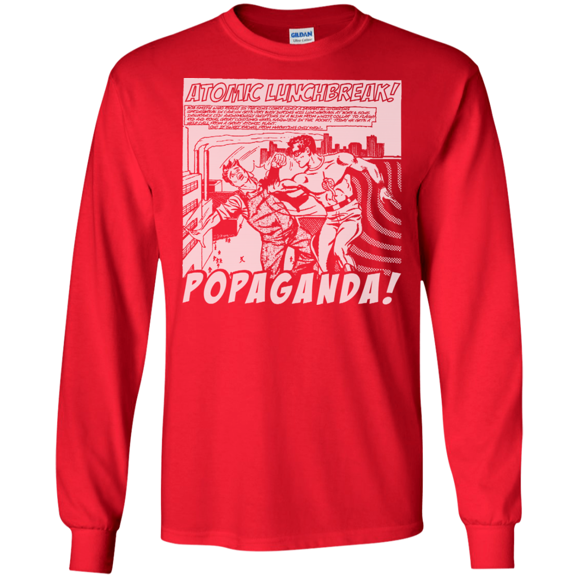 Pop Art Vintage Comics Lichtenstein Style - Popaganda 13 B&W Tee&Tank Men/Unisex Pimamour