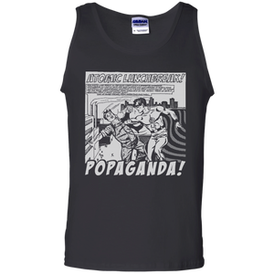 Pop Art Vintage Comics Lichtenstein Style - Popaganda 13 B&W Tee&Tank Men/Unisex Pimamour