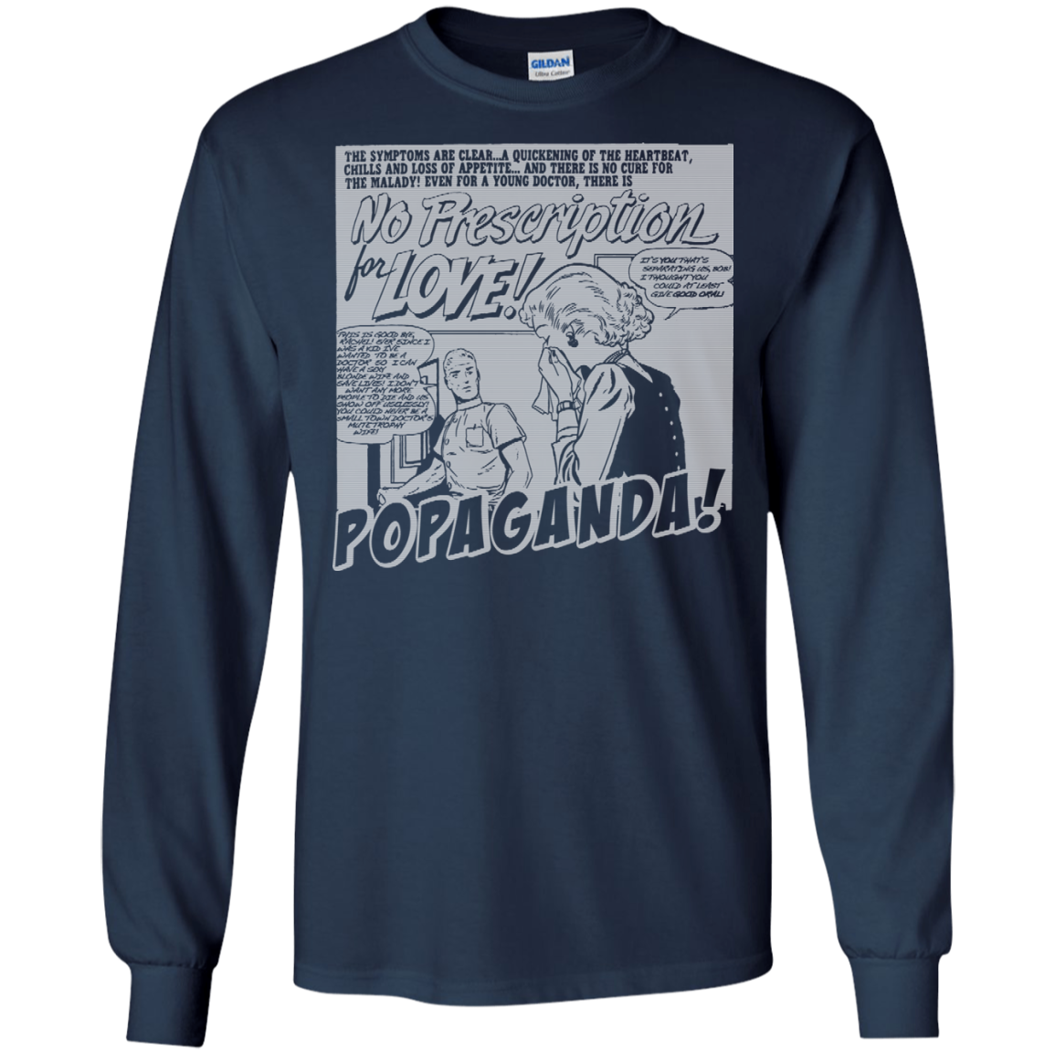 Pop Art Vintage Comics Lichtenstein Style - Popaganda 14 B&W Tee&Tank Men/Unisex Pimamour