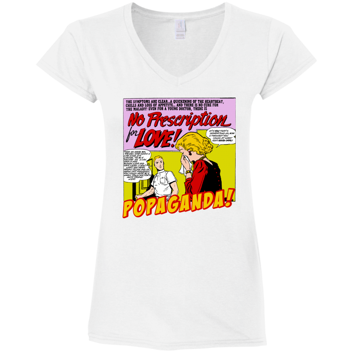 Pop Art Vintage Comics Lichtenstein Style - Popaganda 14 Tee&Tank Lady Pimamour