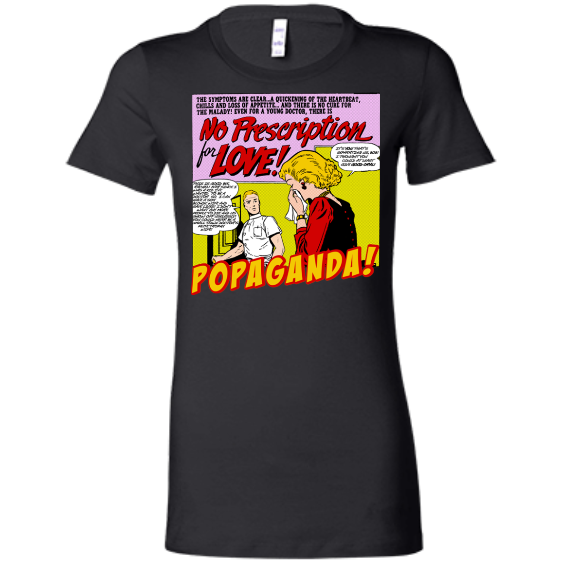 Pop Art Vintage Comics Lichtenstein Style - Popaganda 14 Tee&Tank Lady Pimamour