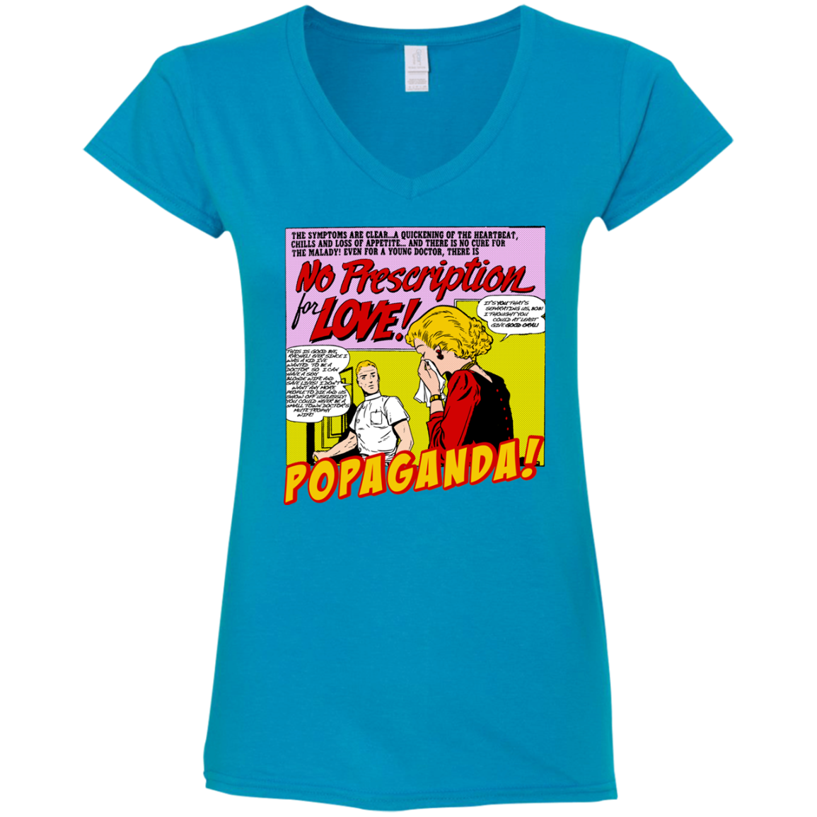 Pop Art Vintage Comics Lichtenstein Style - Popaganda 14 Tee&Tank Lady Pimamour