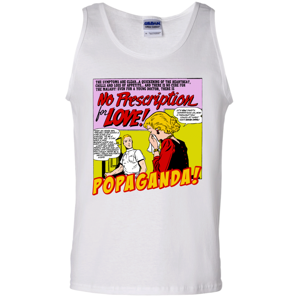 Pop Art Vintage Comics Lichtenstein Style - Popaganda 14 Tee&Tank Men/Unisex Pimamour