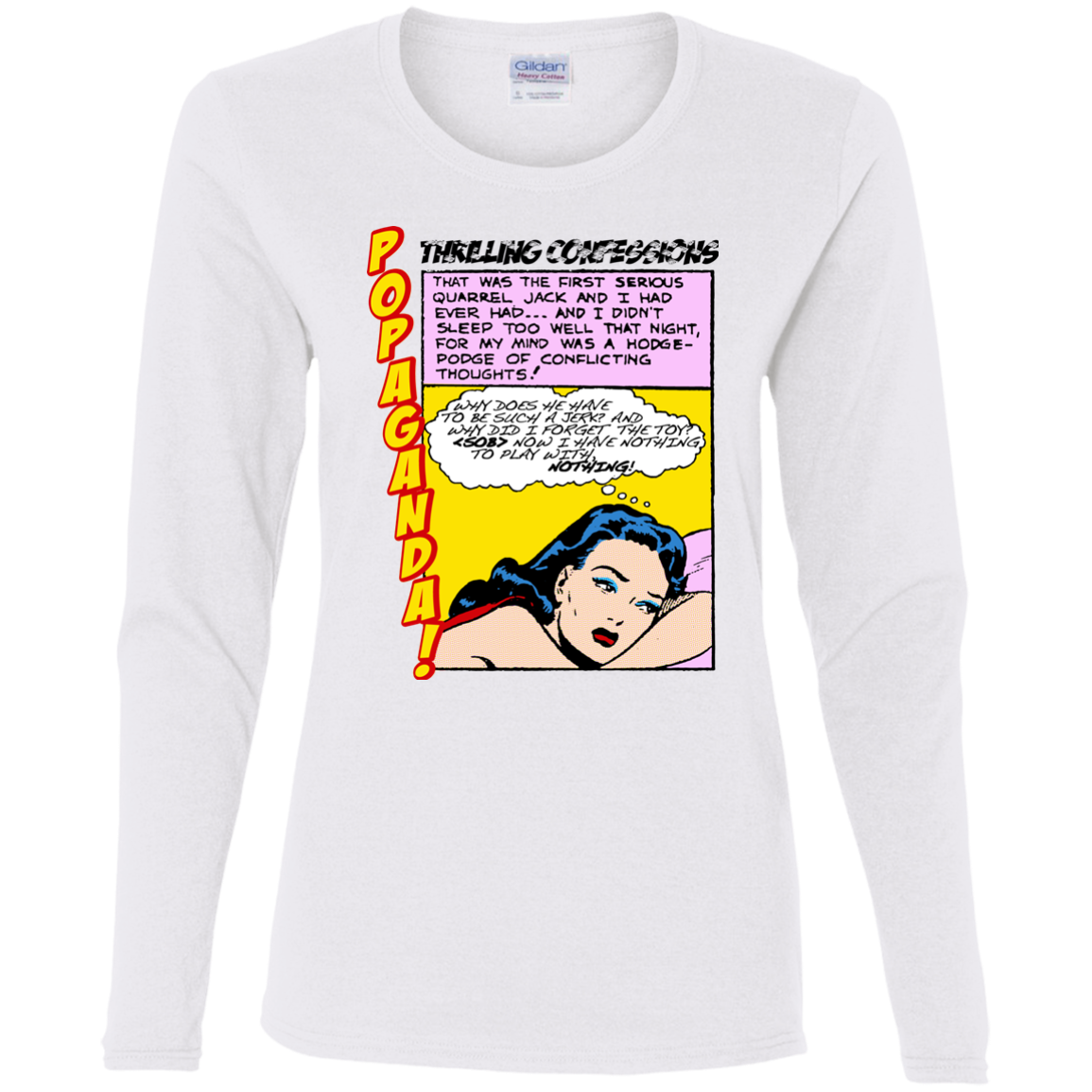 Pop Art Vintage Comics Lichtenstein Style - Popaganda 15 Tee&Tank Lady Pimamour