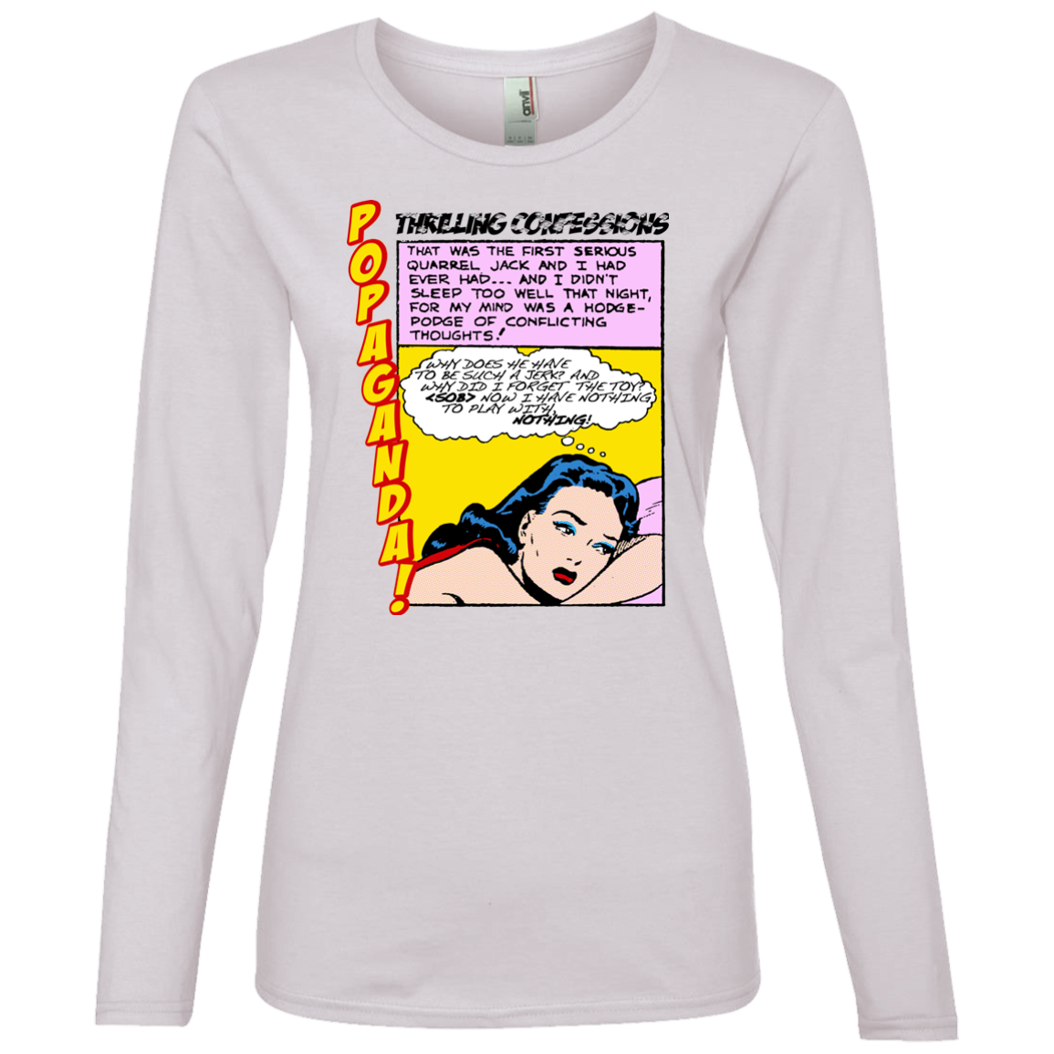 Pop Art Vintage Comics Lichtenstein Style - Popaganda 15 Tee&Tank Lady Pimamour