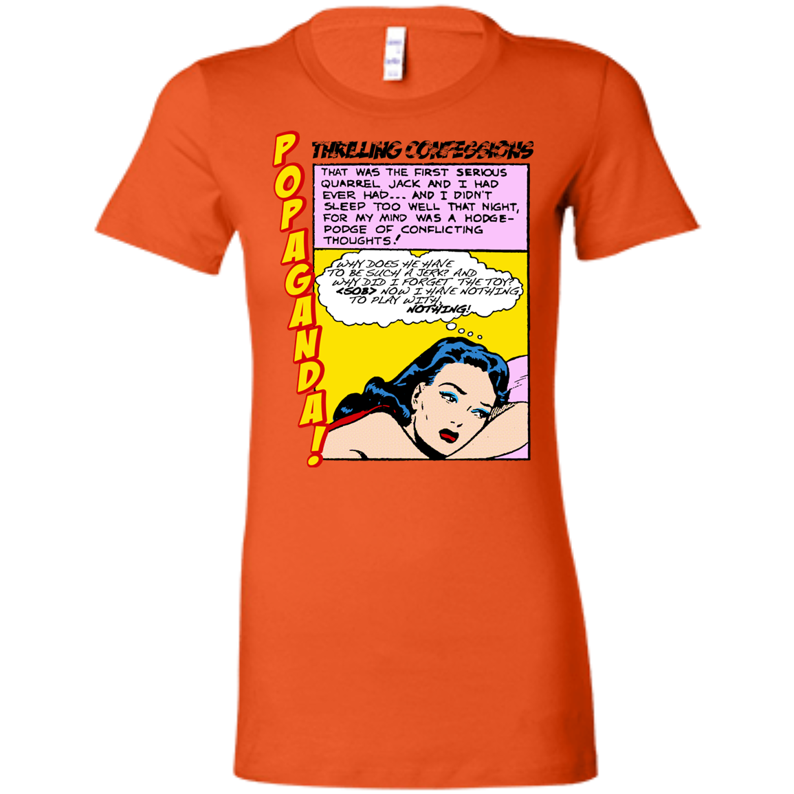 Pop Art Vintage Comics Lichtenstein Style - Popaganda 15 Tee&Tank Lady Pimamour