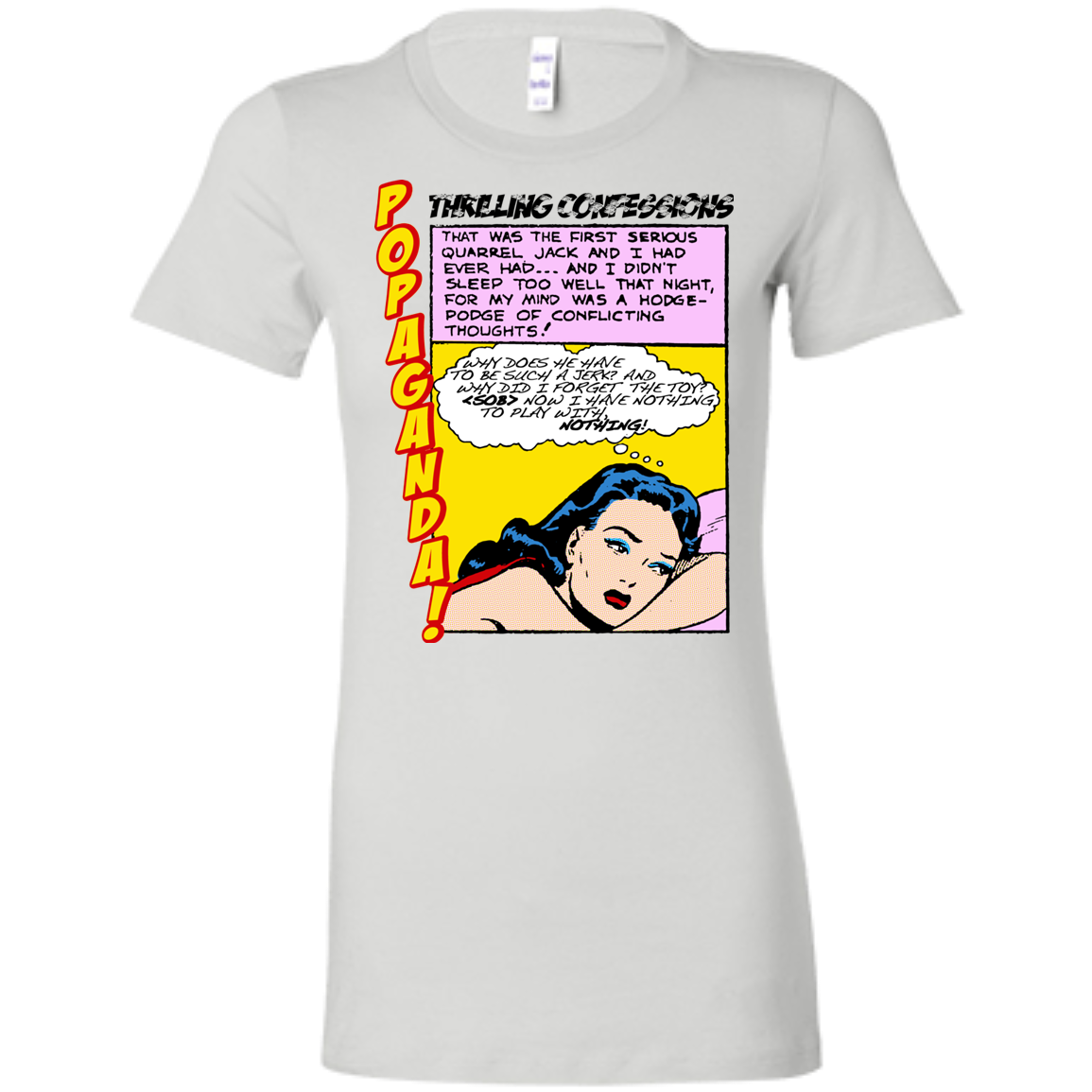 Pop Art Vintage Comics Lichtenstein Style - Popaganda 15 Tee&Tank Lady Pimamour