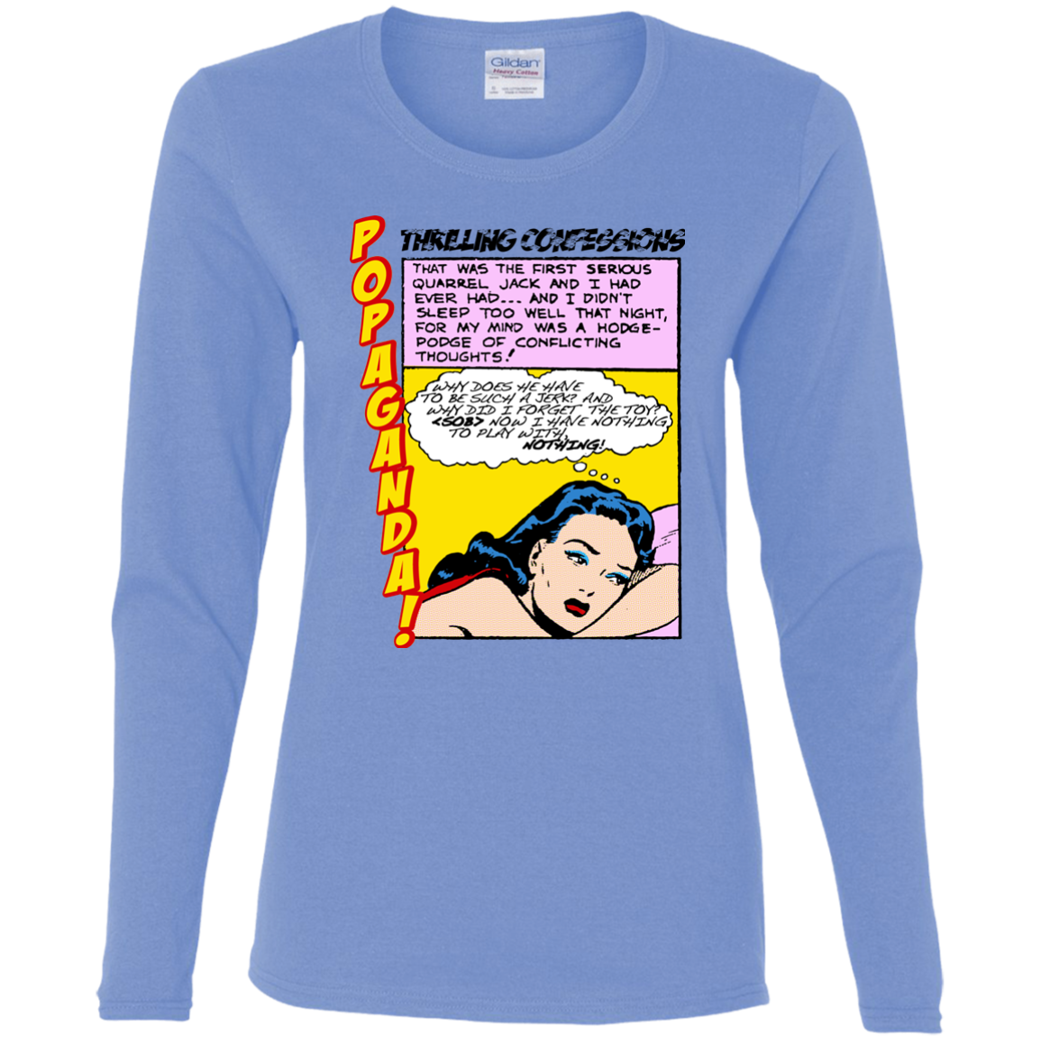 Pop Art Vintage Comics Lichtenstein Style - Popaganda 15 Tee&Tank Lady Pimamour