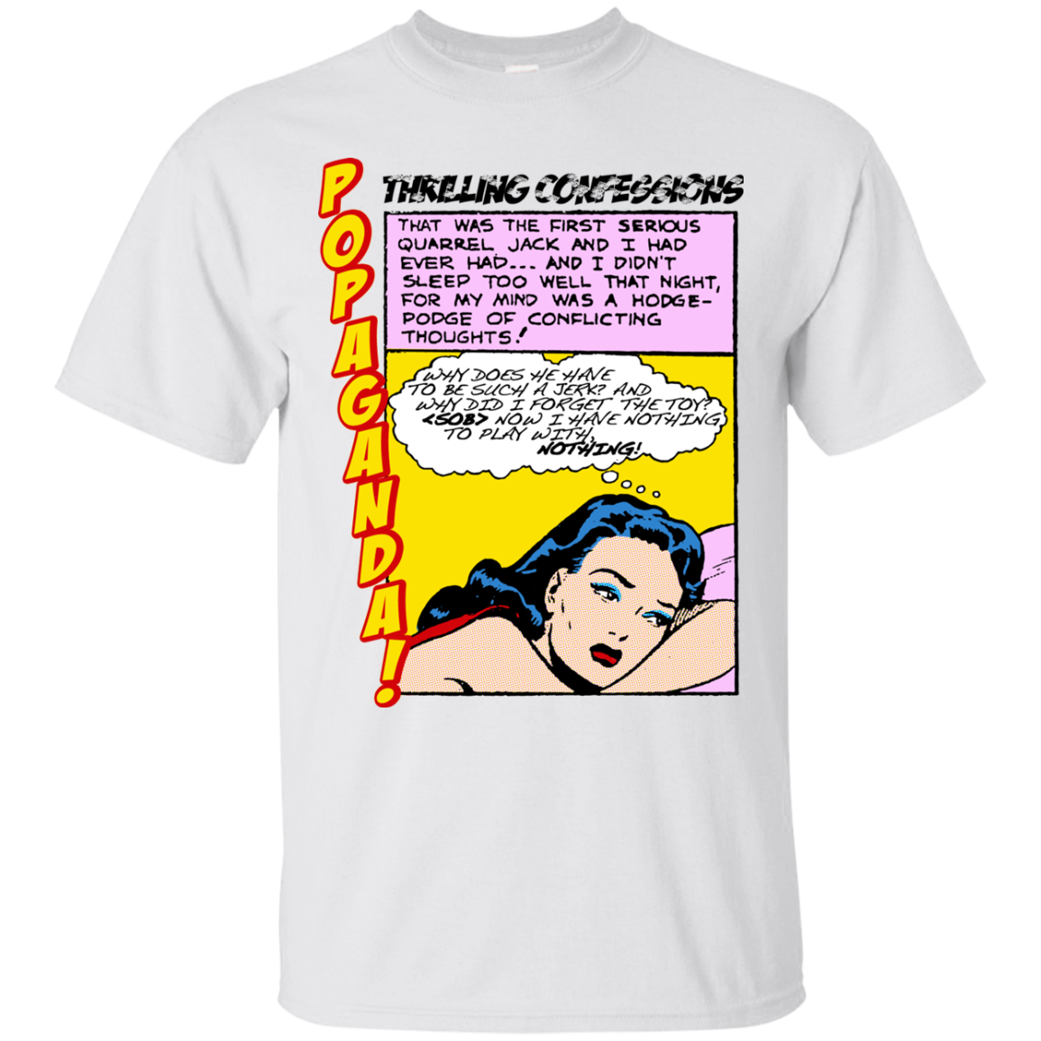 Pop Art Vintage Comics Lichtenstein Style - Popaganda 15 Tee&Tank Men/Unisex Pimamour