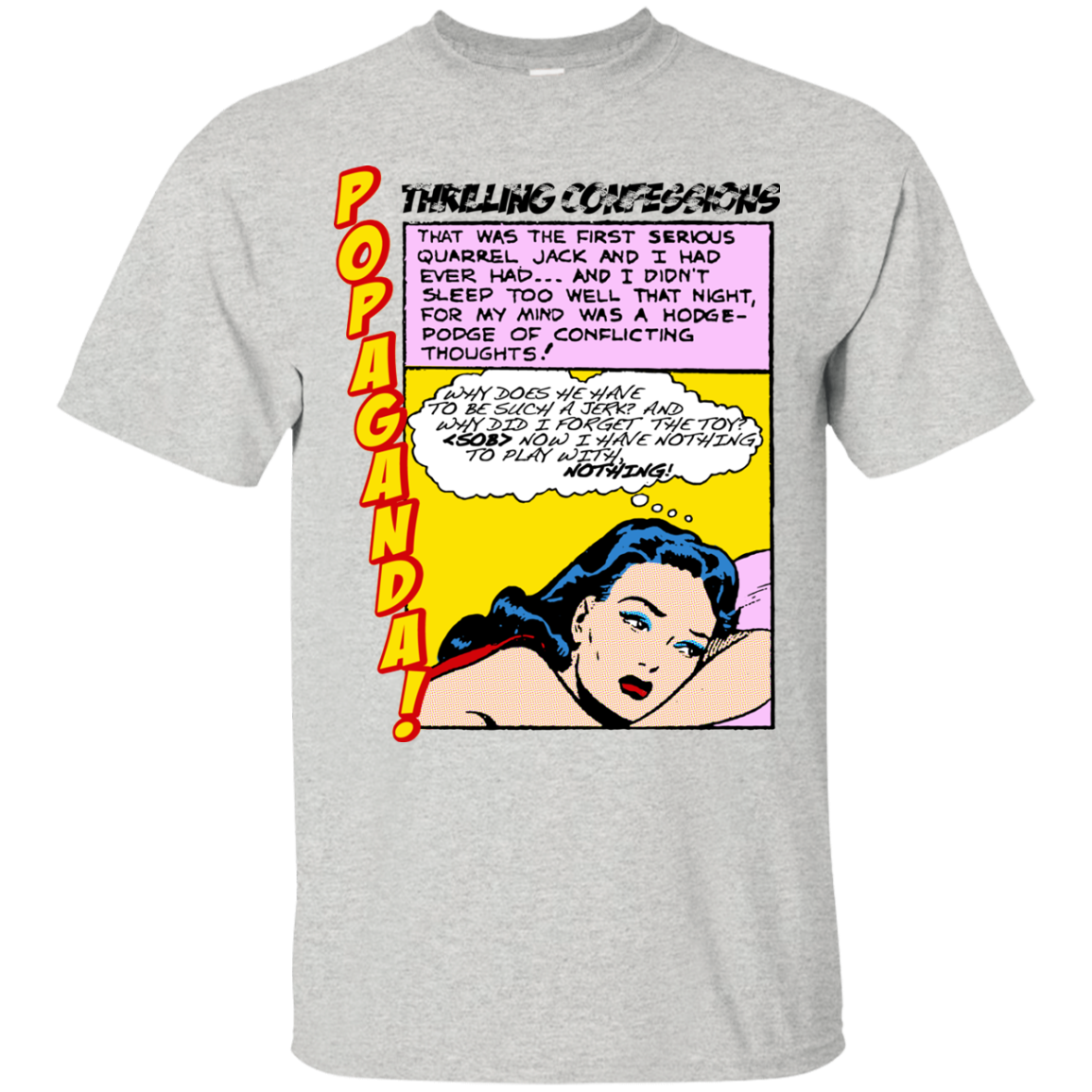 Pop Art Vintage Comics Lichtenstein Style - Popaganda 15 Tee&Tank Men/Unisex Pimamour