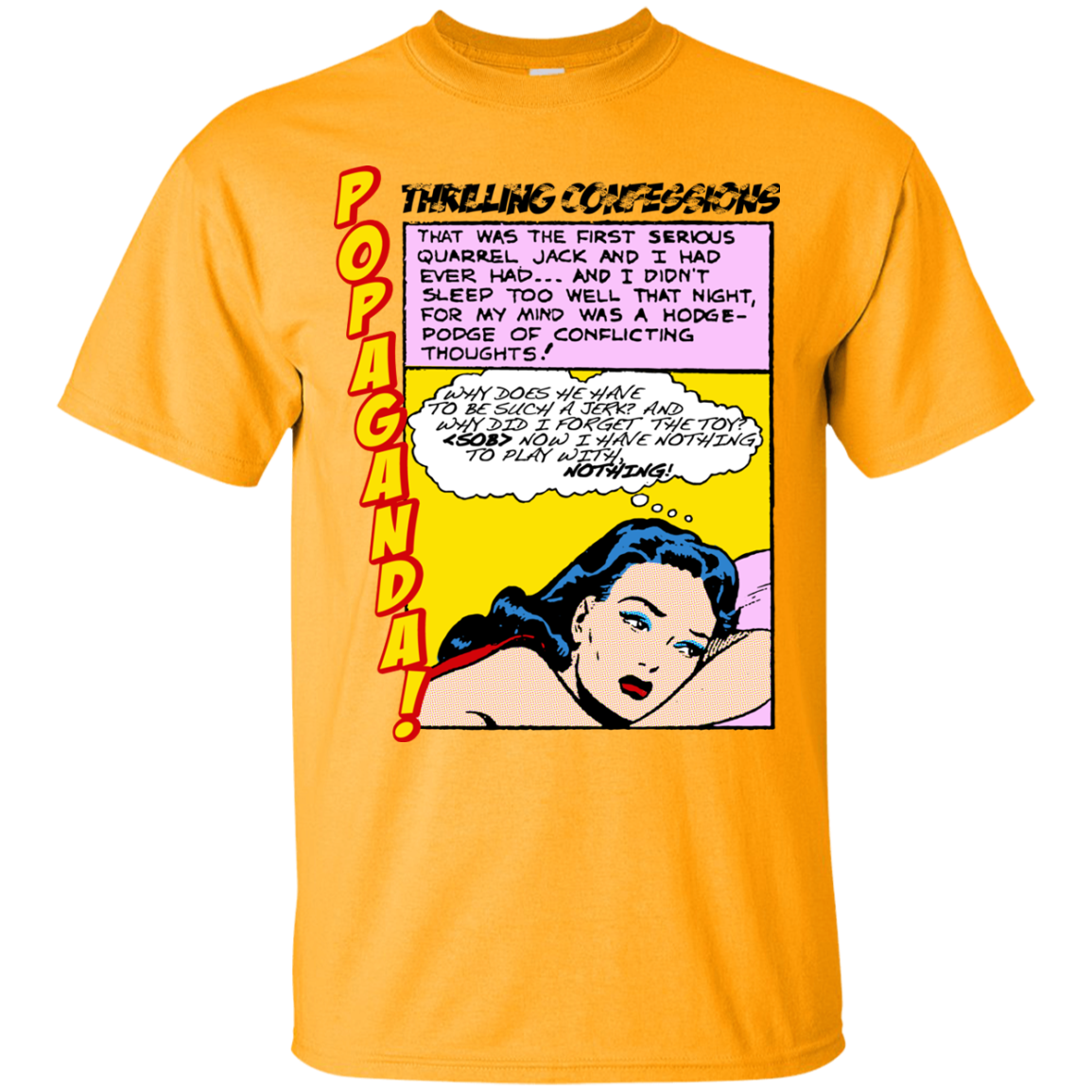 Pop Art Vintage Comics Lichtenstein Style - Popaganda 15 Tee&Tank Men/Unisex Pimamour