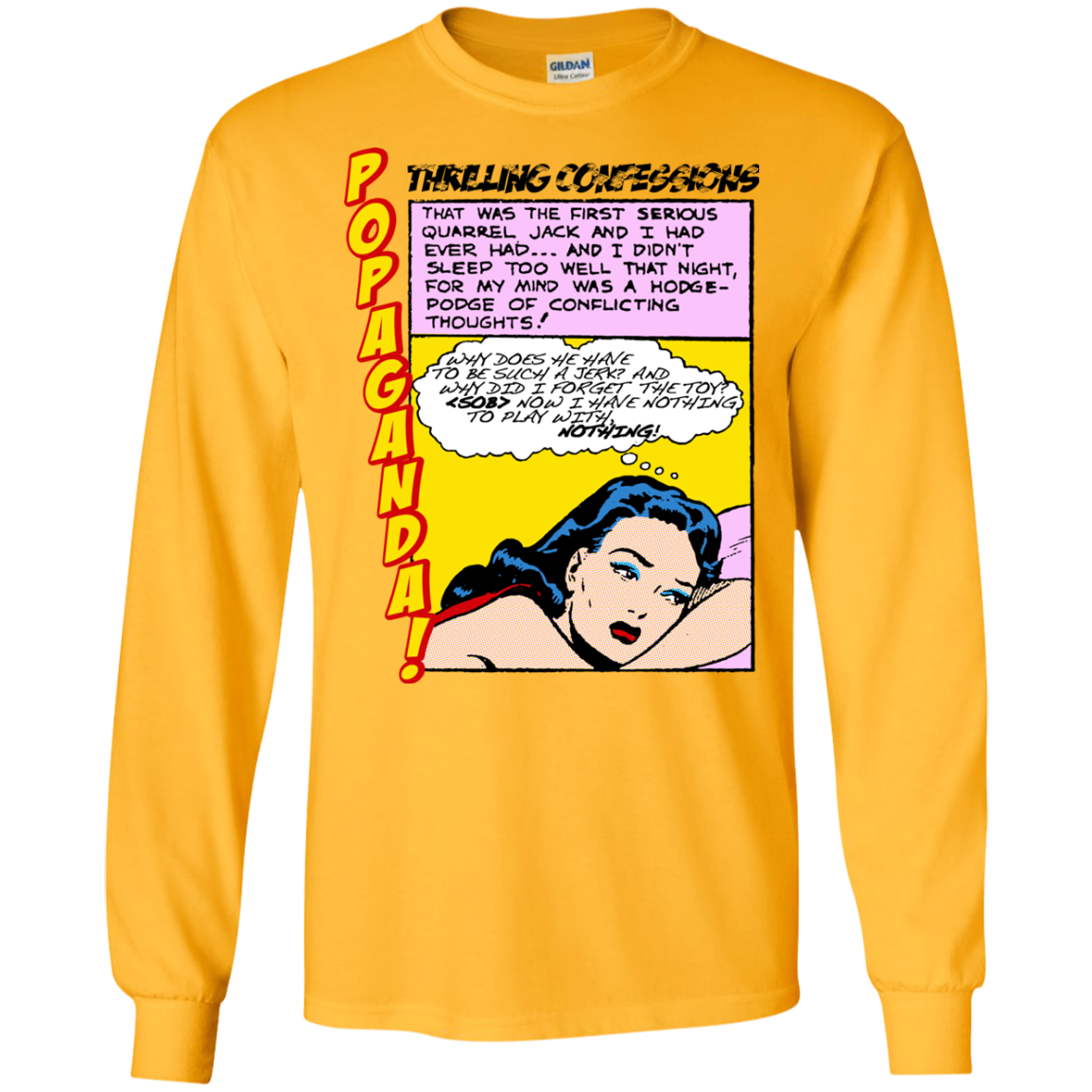 Pop Art Vintage Comics Lichtenstein Style - Popaganda 15 Tee&Tank Men/Unisex Pimamour