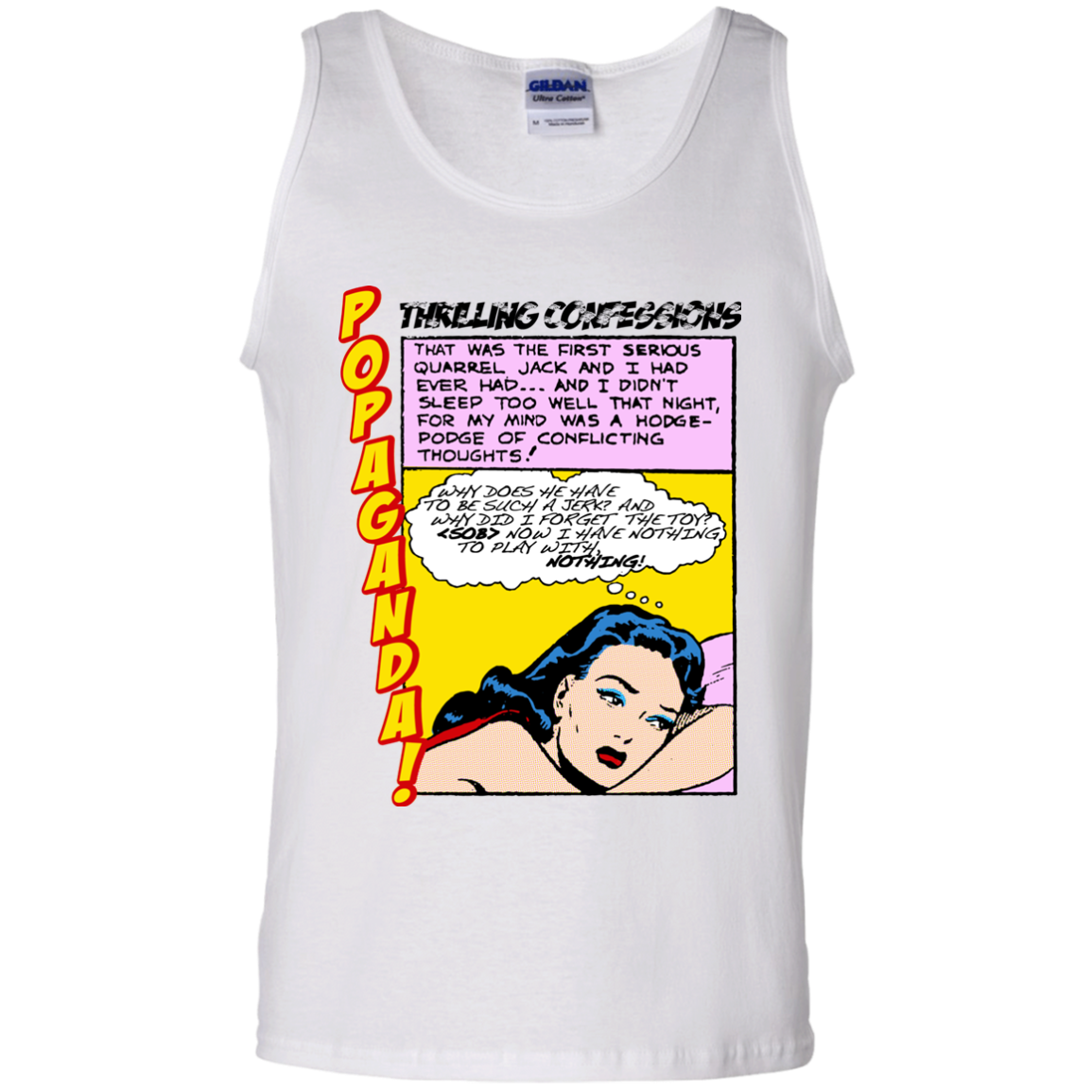 Pop Art Vintage Comics Lichtenstein Style - Popaganda 15 Tee&Tank Men/Unisex Pimamour