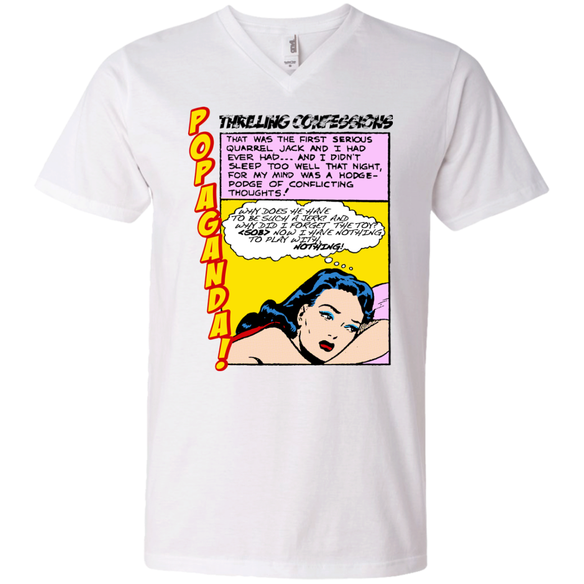 Pop Art Vintage Comics Lichtenstein Style - Popaganda 15 Tee&Tank Men/Unisex Pimamour