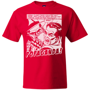 Pop Art Vintage Comics Lichtenstein Style - Popaganda 16 B&W Tee&Tank Men/Unisex Pimamour