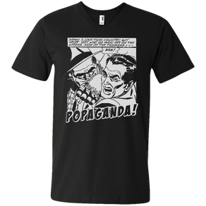 Pop Art Vintage Comics Lichtenstein Style - Popaganda 16 B&W Tee&Tank Men/Unisex Pimamour