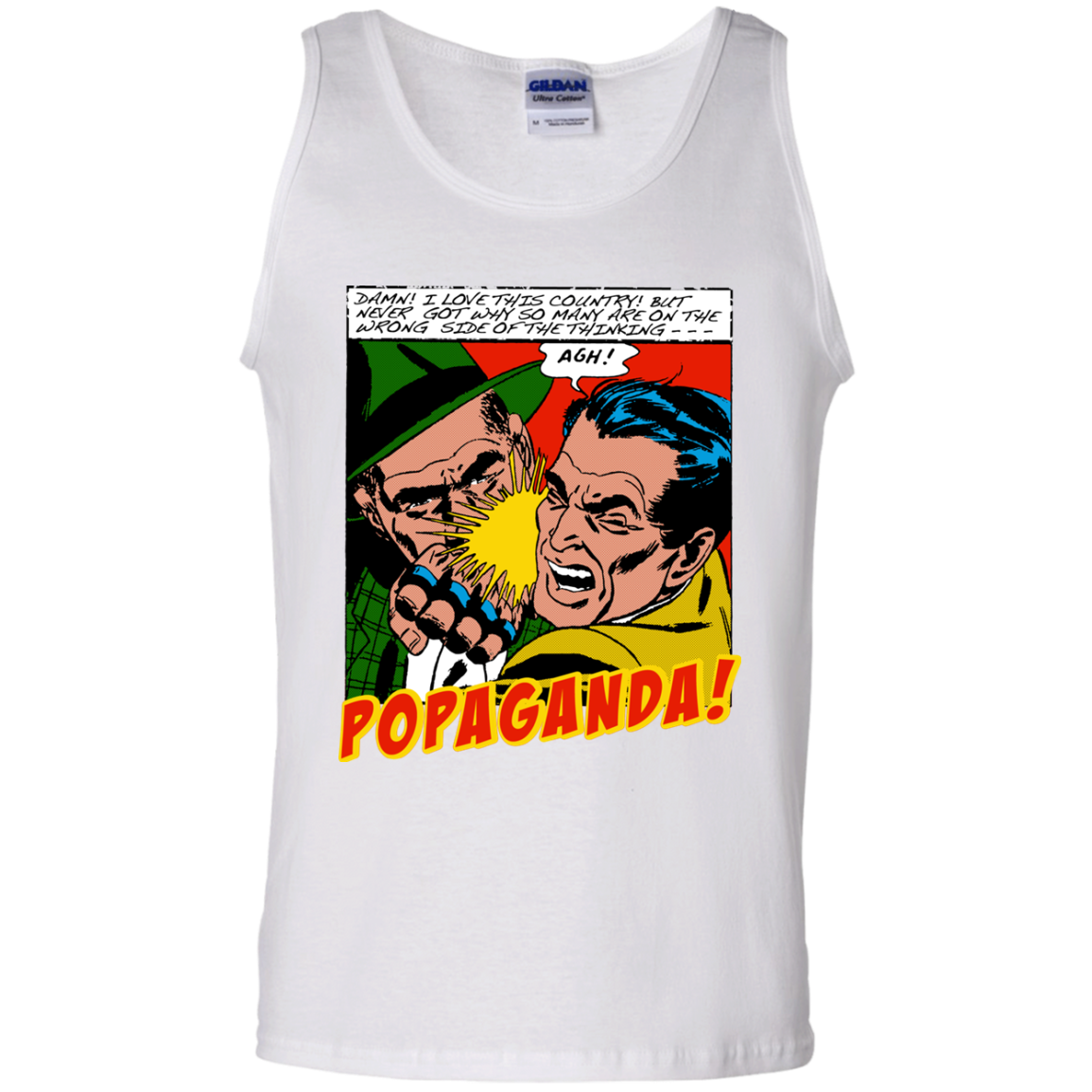 Pop Art Vintage Comics Lichtenstein Style - Popaganda 16 Tee&Tank Men/Unisex Pimamour