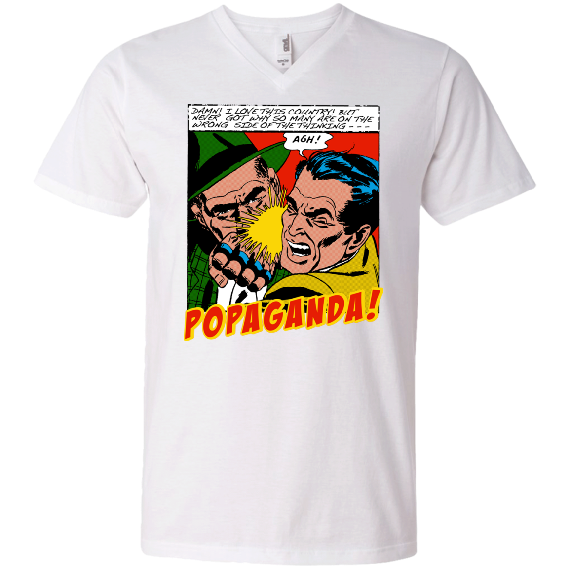 Pop Art Vintage Comics Lichtenstein Style - Popaganda 16 Tee&Tank Men/Unisex Pimamour