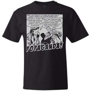 Pop Art Vintage Comics Lichtenstein Style - Popaganda 17 B&W Tee&Tank Men/Unisex Pimamour