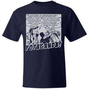 Pop Art Vintage Comics Lichtenstein Style - Popaganda 17 B&W Tee&Tank Men/Unisex Pimamour