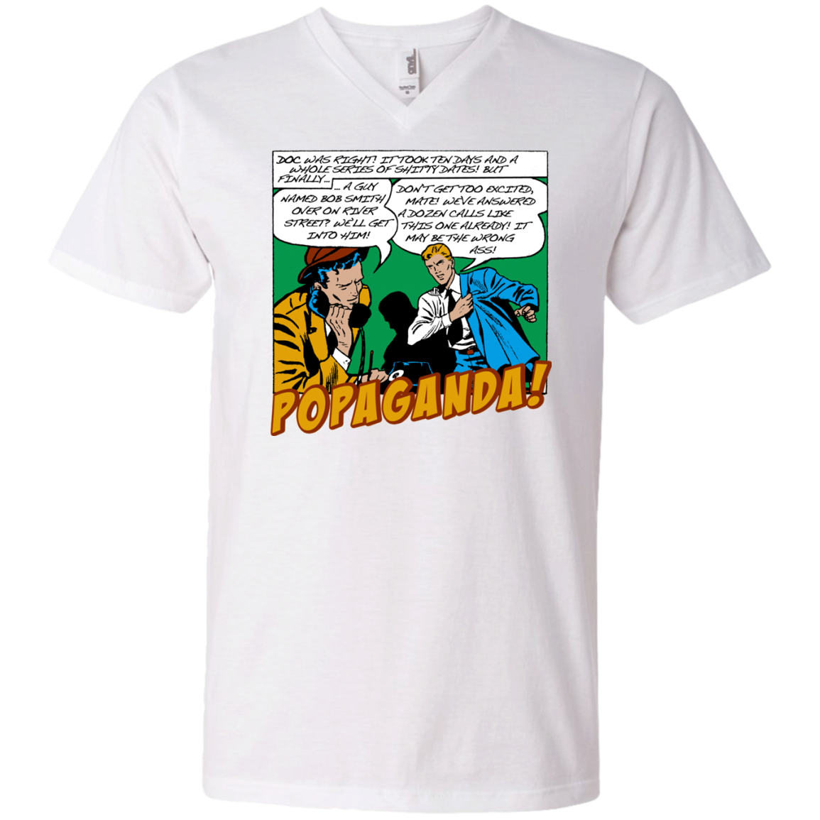 Pop Art Vintage Comics Lichtenstein Style - Popaganda 17 Tee&Tank Men/Unisex Pimamour