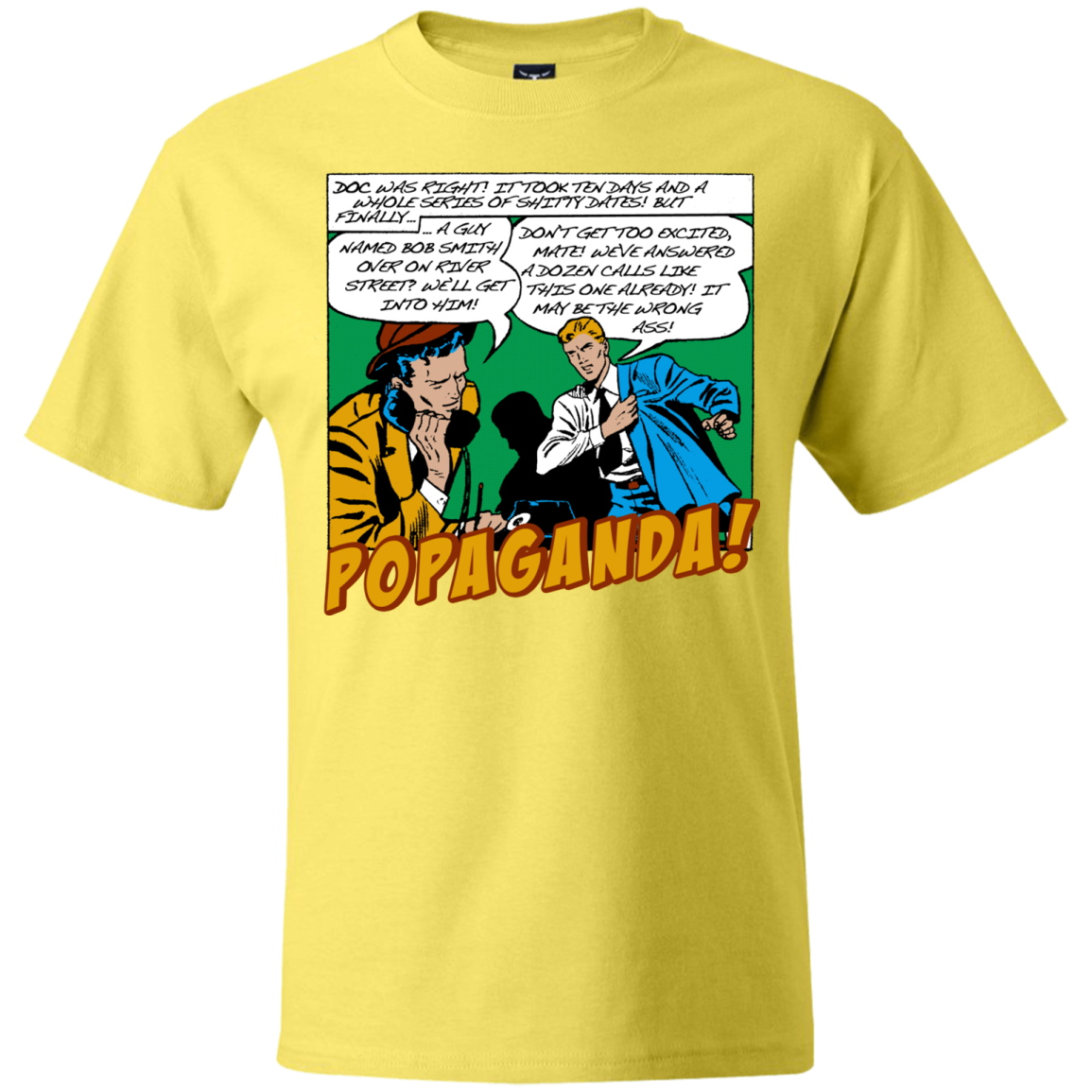 Pop Art Vintage Comics Lichtenstein Style - Popaganda 17 Tee&Tank Men/Unisex Pimamour