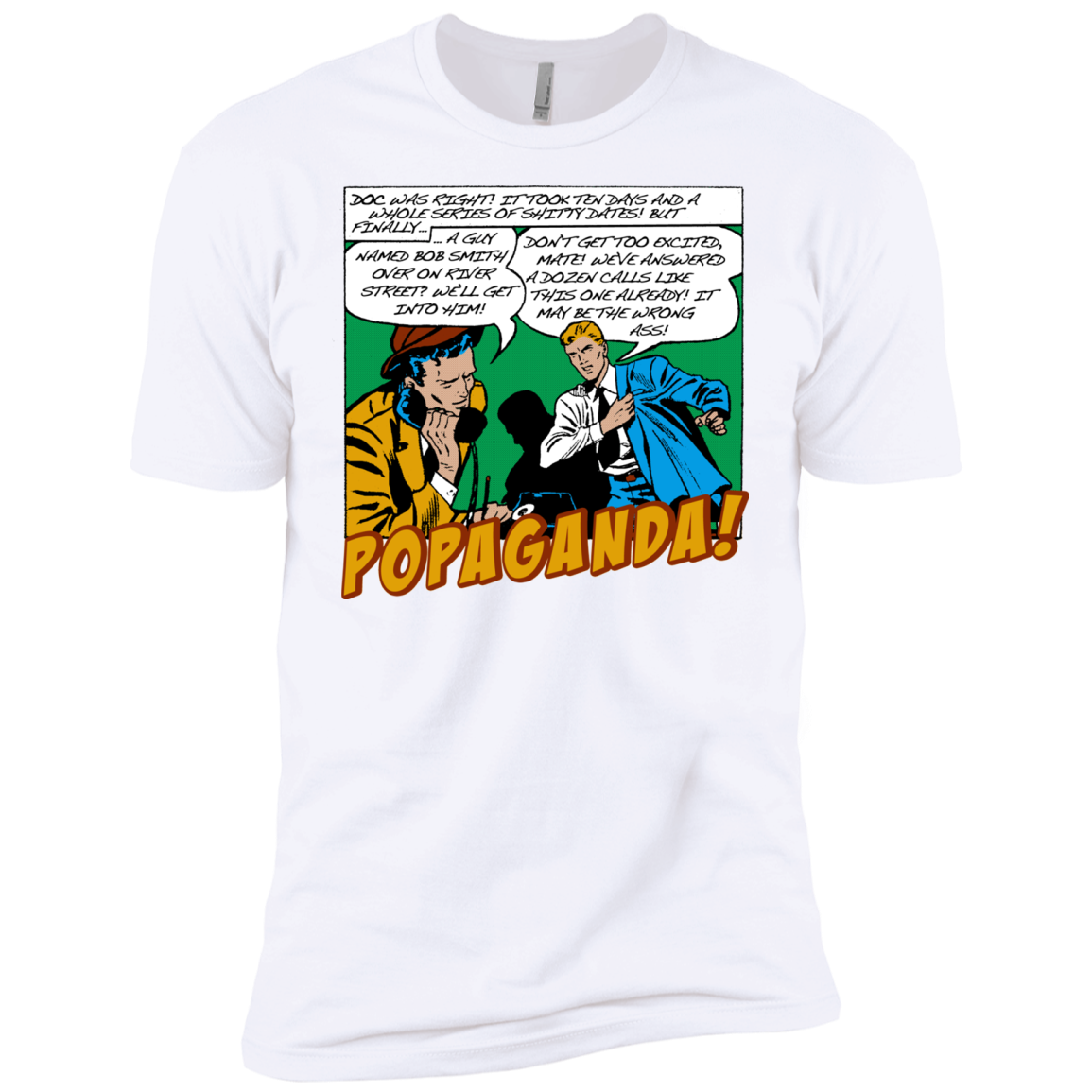 Pop Art Vintage Comics Lichtenstein Style - Popaganda 17 Tee&Tank Men/Unisex Pimamour