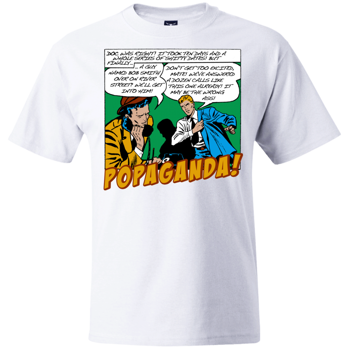 Pop Art Vintage Comics Lichtenstein Style - Popaganda 17 Tee&Tank Men/Unisex Pimamour