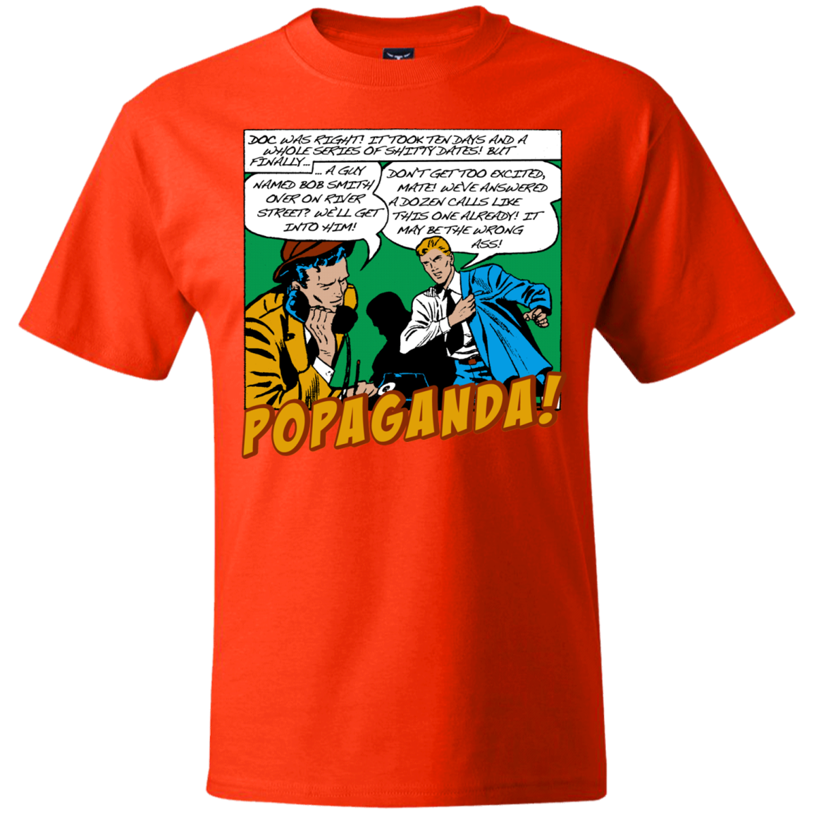 Pop Art Vintage Comics Lichtenstein Style - Popaganda 17 Tee&Tank Men/Unisex Pimamour