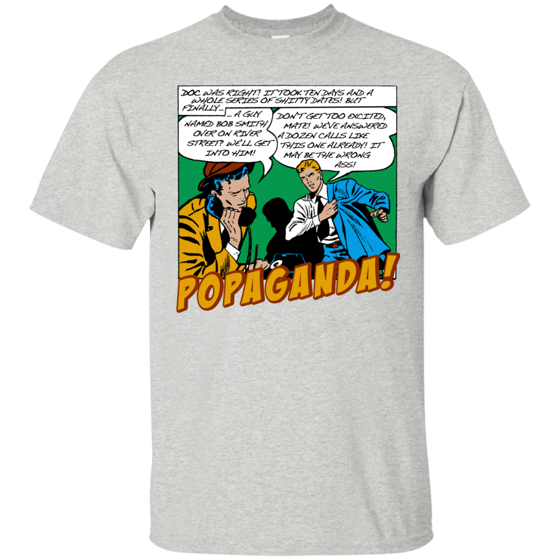 Pop Art Vintage Comics Lichtenstein Style - Popaganda 17 Tee&Tank Men/Unisex Pimamour