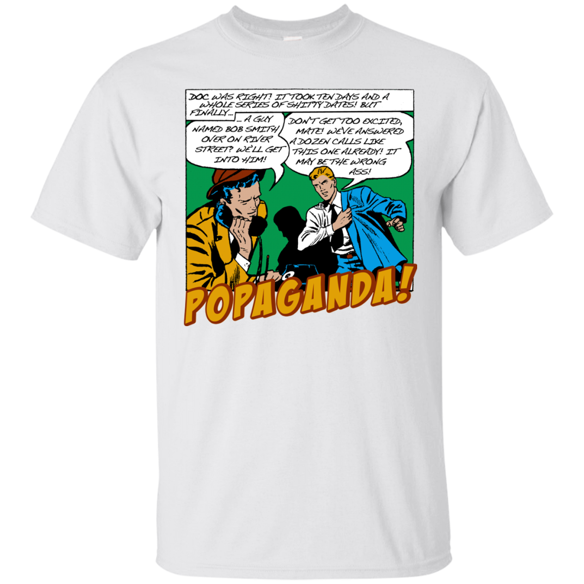 Pop Art Vintage Comics Lichtenstein Style - Popaganda 17 Tee&Tank Men/Unisex Pimamour