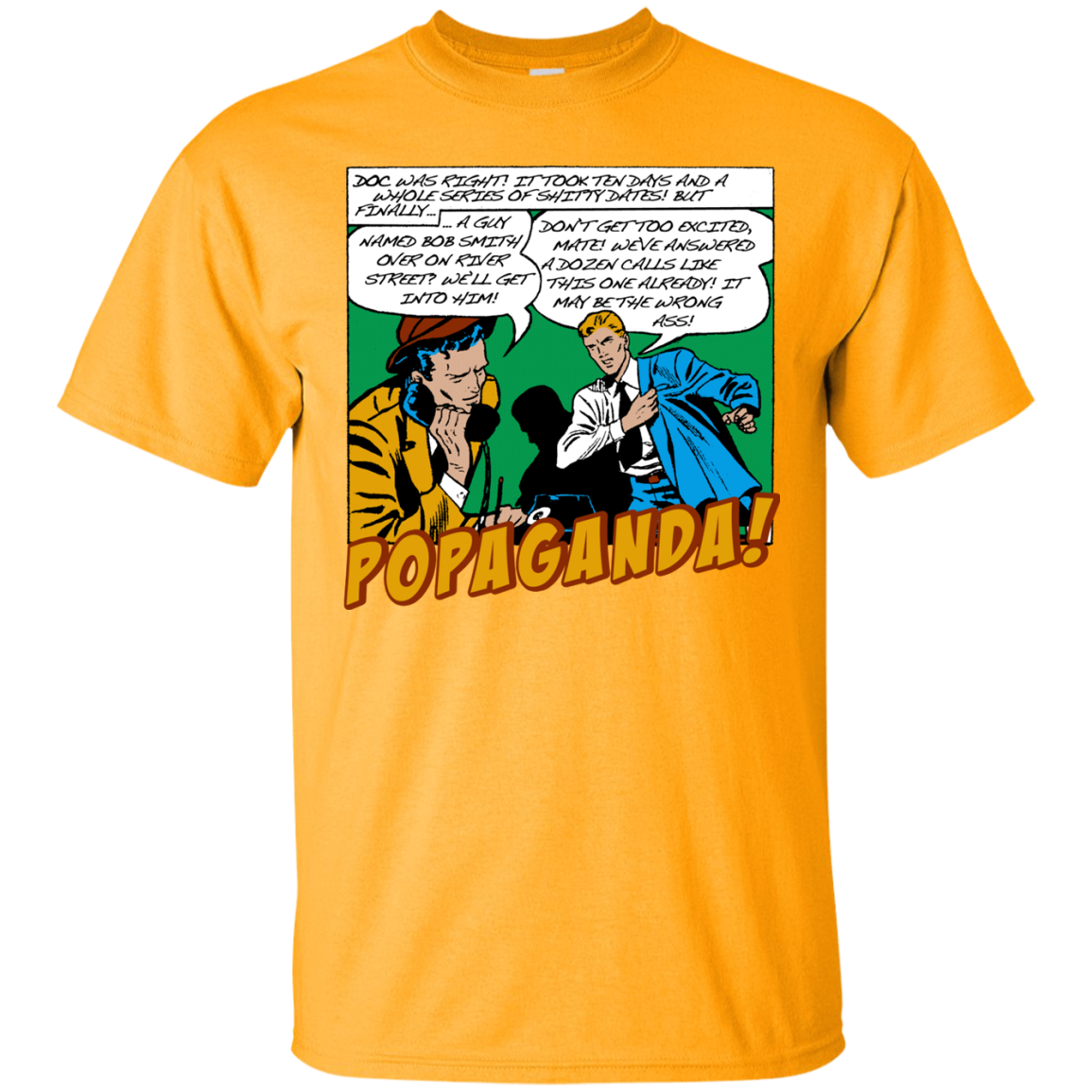 Pop Art Vintage Comics Lichtenstein Style - Popaganda 17 Tee&Tank Men/Unisex Pimamour