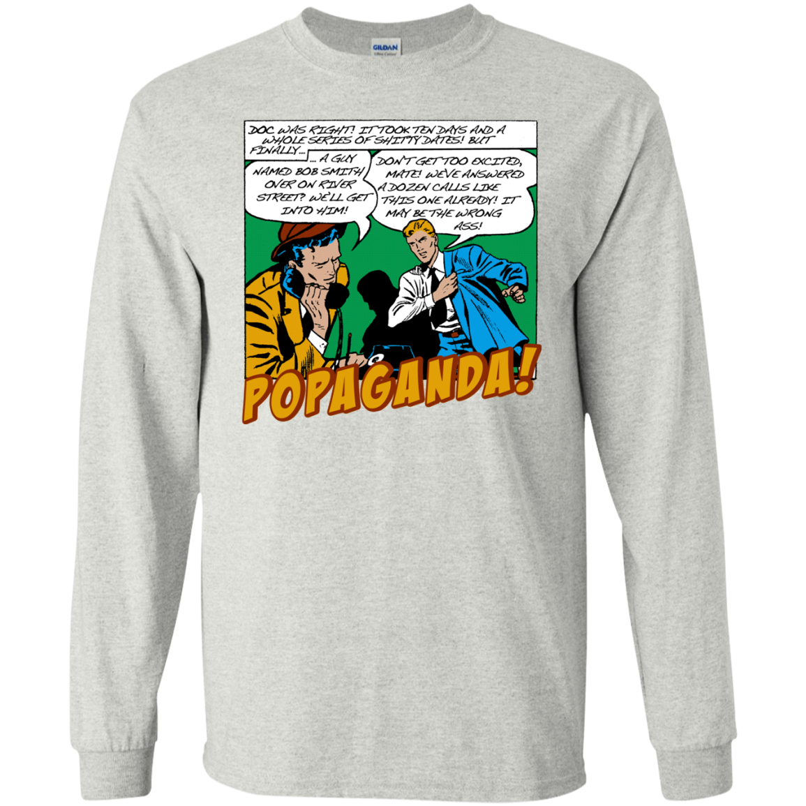 Pop Art Vintage Comics Lichtenstein Style - Popaganda 17 Tee&Tank Men/Unisex Pimamour