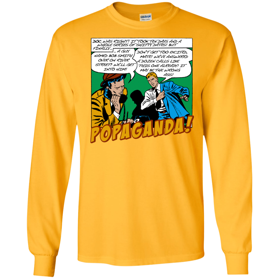 Pop Art Vintage Comics Lichtenstein Style - Popaganda 17 Tee&Tank Men/Unisex Pimamour