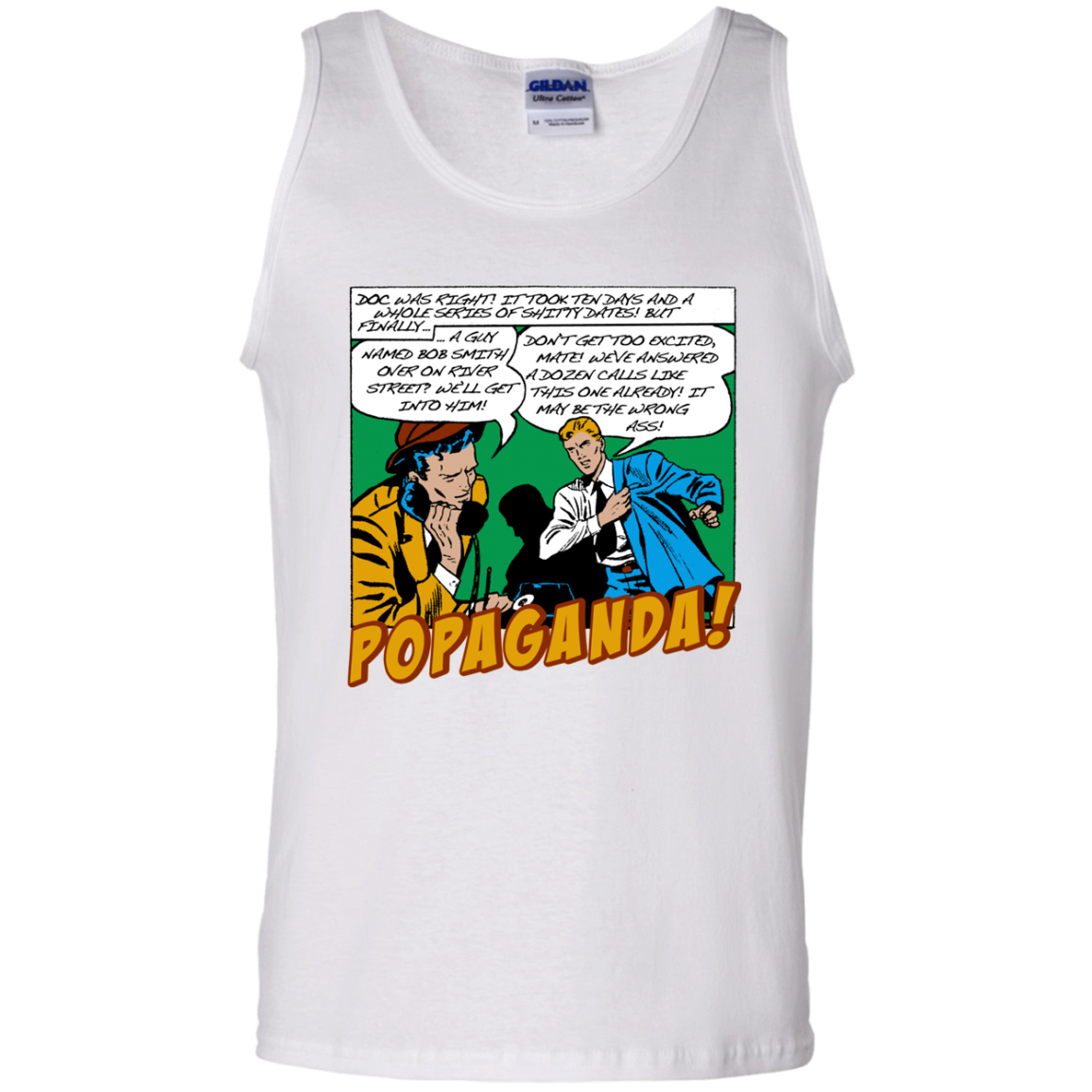 Pop Art Vintage Comics Lichtenstein Style - Popaganda 17 Tee&Tank Men/Unisex Pimamour