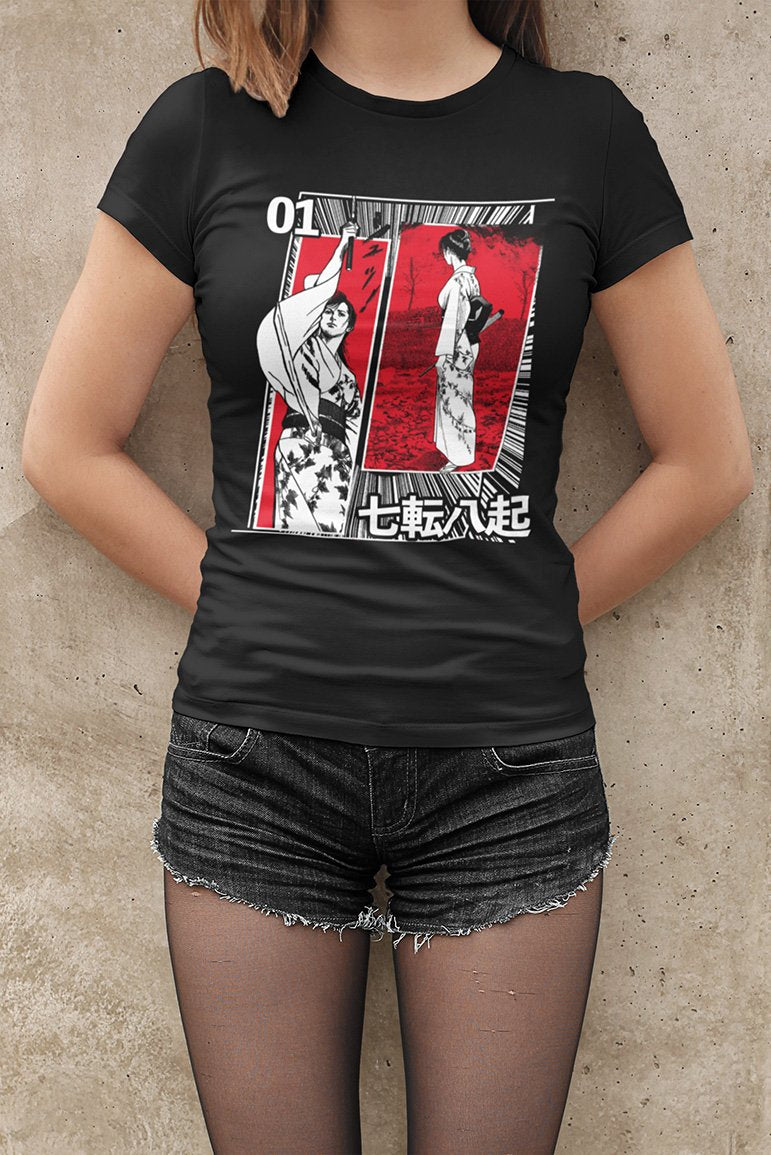 Pop Culture / Pop Art / Urban - Manga 16 Tee&Tank Lady Pimamour