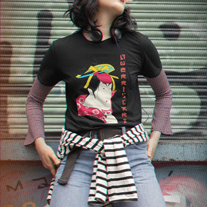 Pop Culture / Pop Art / Urban - The Japanese Brush 10 Tee&Tank Lady Pimamour