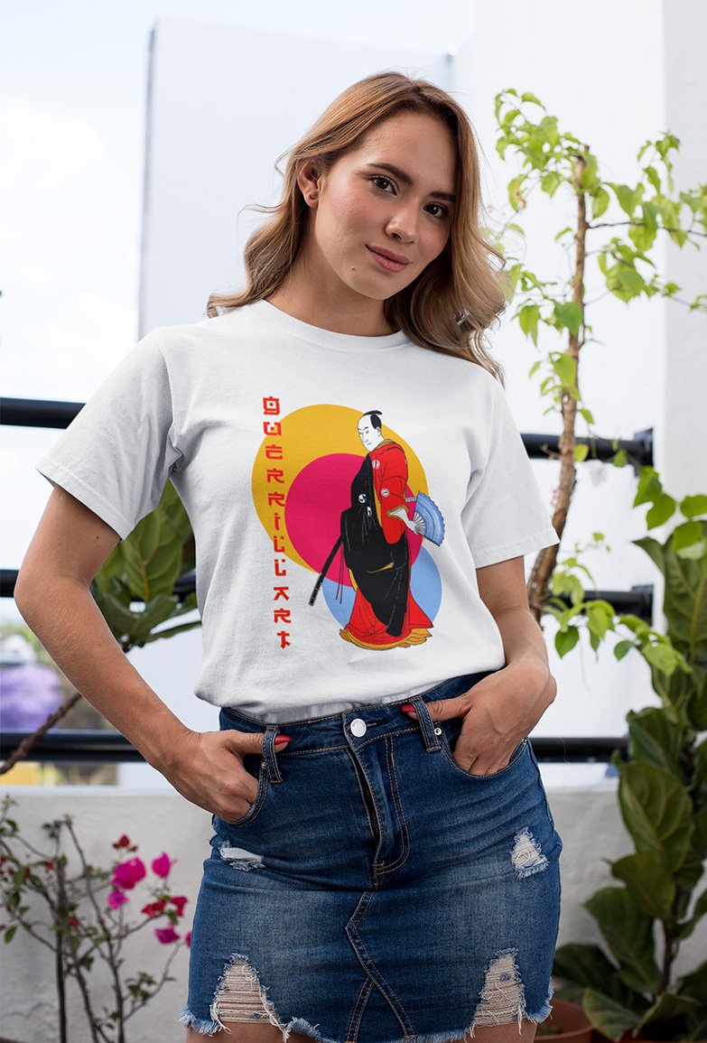 Pop Culture / Pop Art / Urban - The Japanese Brush 11 Tee&Tank Lady Pimamour