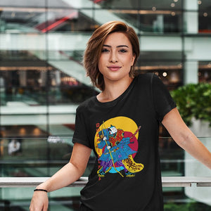 Pop Culture / Pop Art / Urban - The Japanese Brush 16 Tee&Tank Lady Pimamour