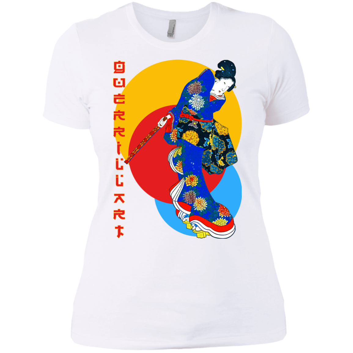 Pop Culture / Pop Art / Urban - The Japanese Brush 17 Tee&Tank Lady Pimamour