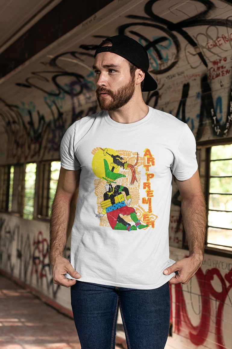 Recycled Propaganda Ad Graffiti Style - Art Premier 11 Tee&Tank Men/Unisex Pimamour