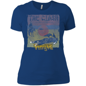 The Clash - Give'Em Enough Rope Ep Cover Pop Culture - Vinyl 04 Tee&Tank Lady Pimamour