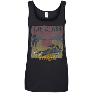 The Clash - Give'Em Enough Rope Ep Cover Pop Culture - Vinyl 04 Tee&Tank Lady Pimamour