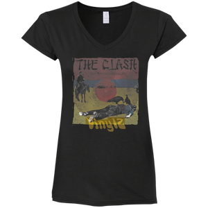 The Clash - Give'Em Enough Rope Ep Cover Pop Culture - Vinyl 04 Tee&Tank Lady Pimamour